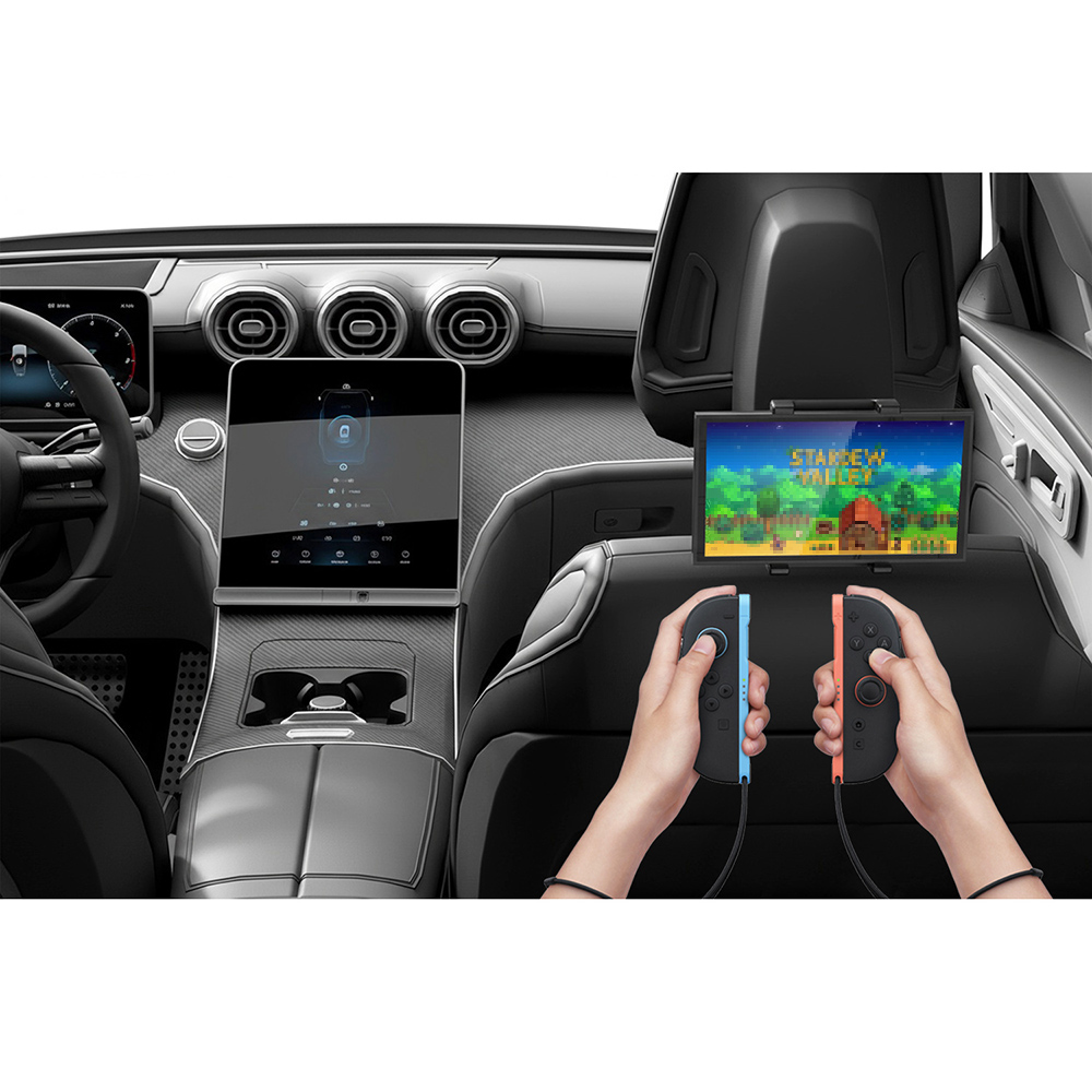 Gaming Console In Car - Tragbarer Konsolen-Universal-Autoständer für Switch 2/Switch/OLED, verstellbare