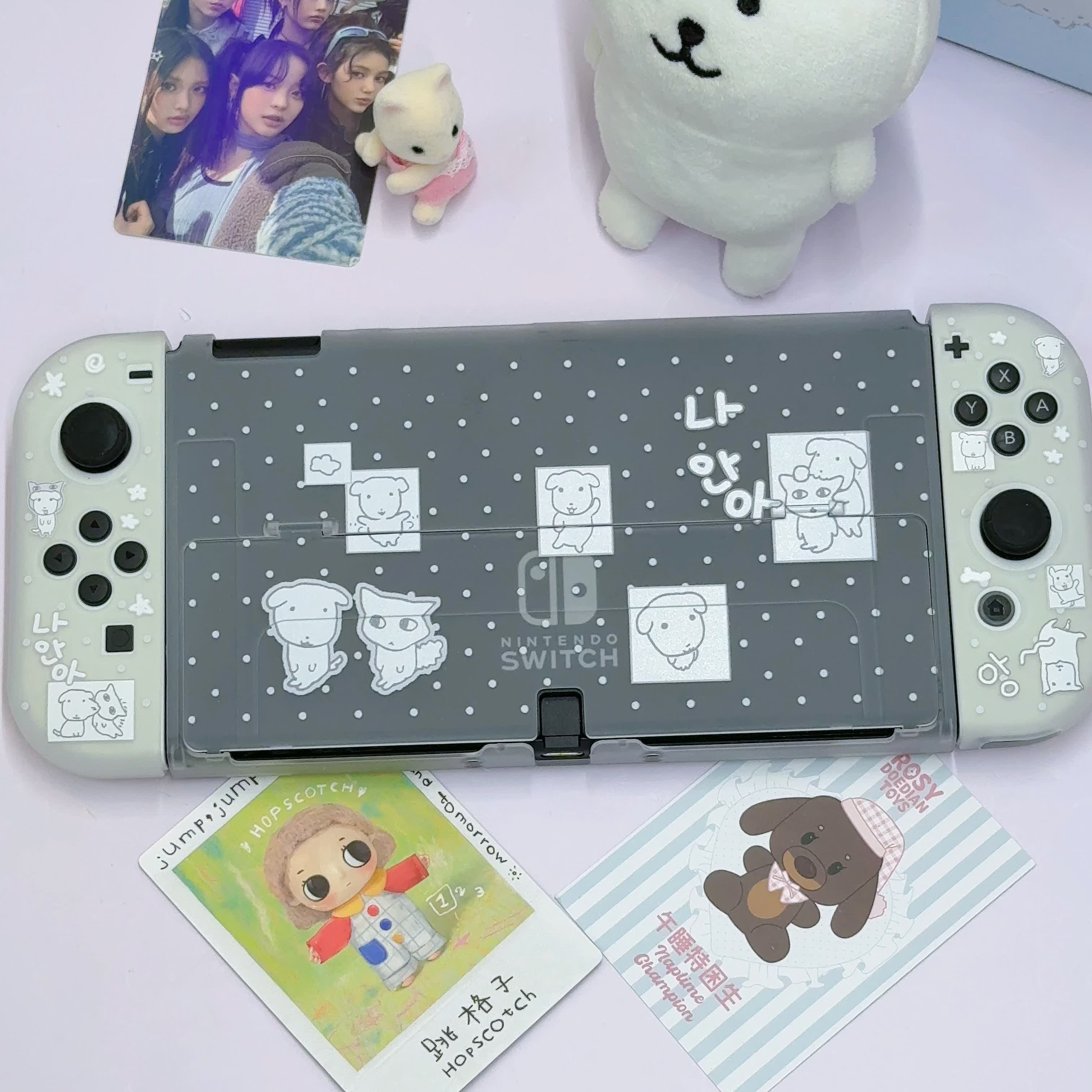 Gaming Console Cartoon - Cartoon-Hülle für Nintendo Switch 2 Transparente
