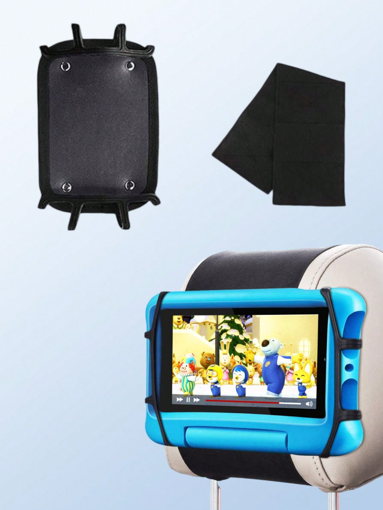 Gaming Console In Car - Auto-Kopfstützen-Tablethalterung – 360° ° Drehbar, universell