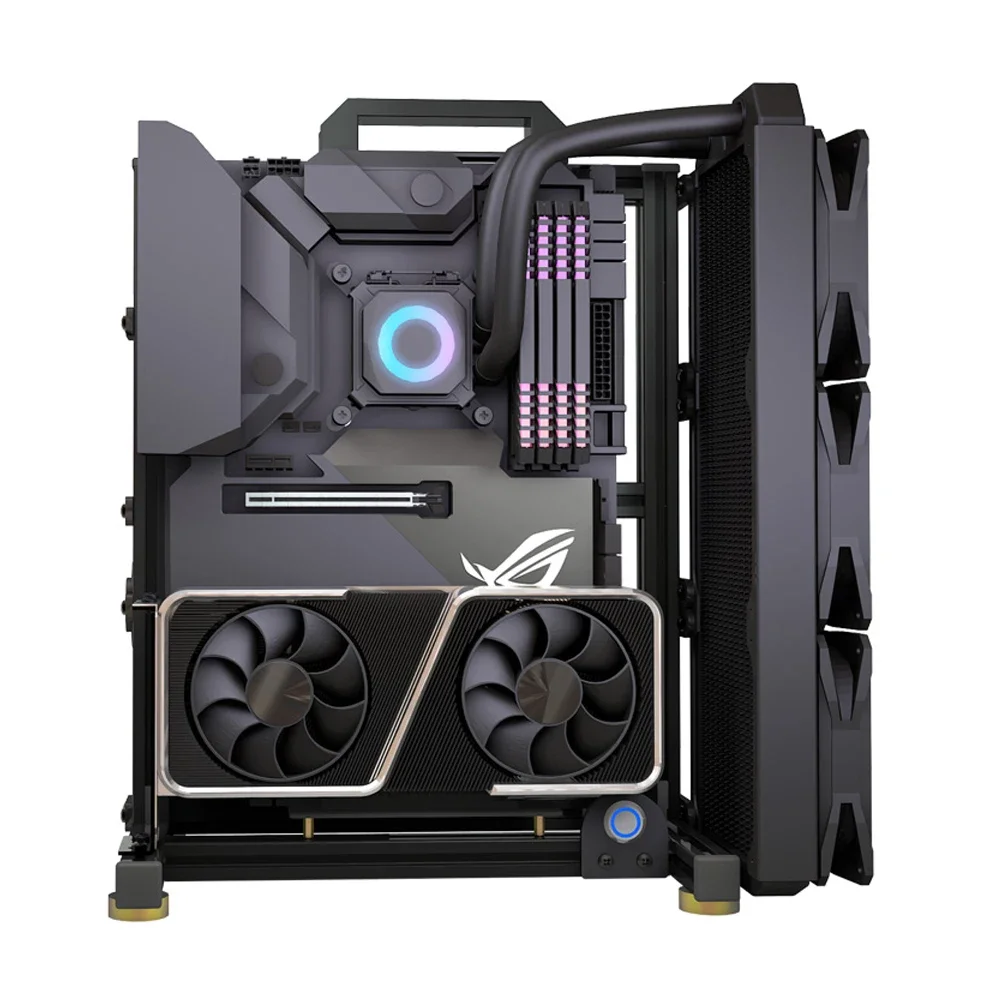 Gaming Console Tower - Modding EATX Offener PC-Gehäuserahmen ITX MATX