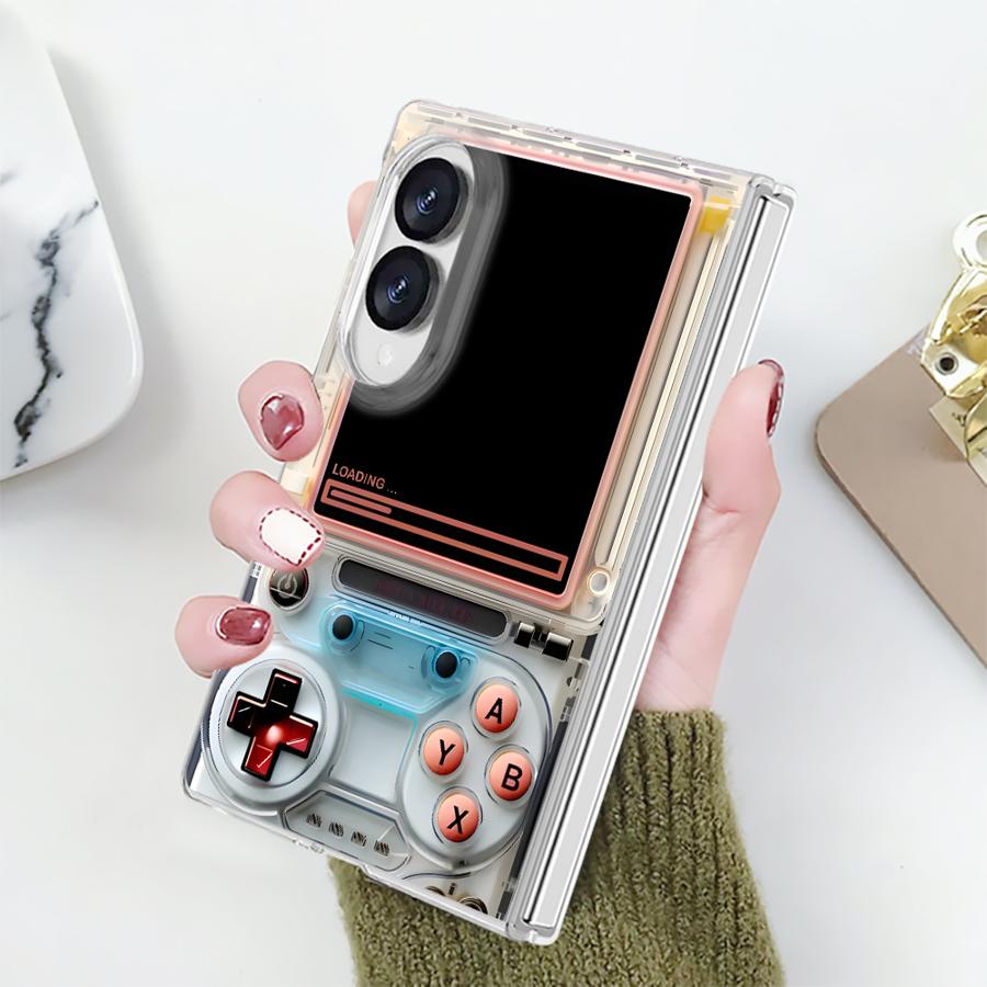 Gaming Console Cartoon - Art Pattern Advanced Gaming Console Case