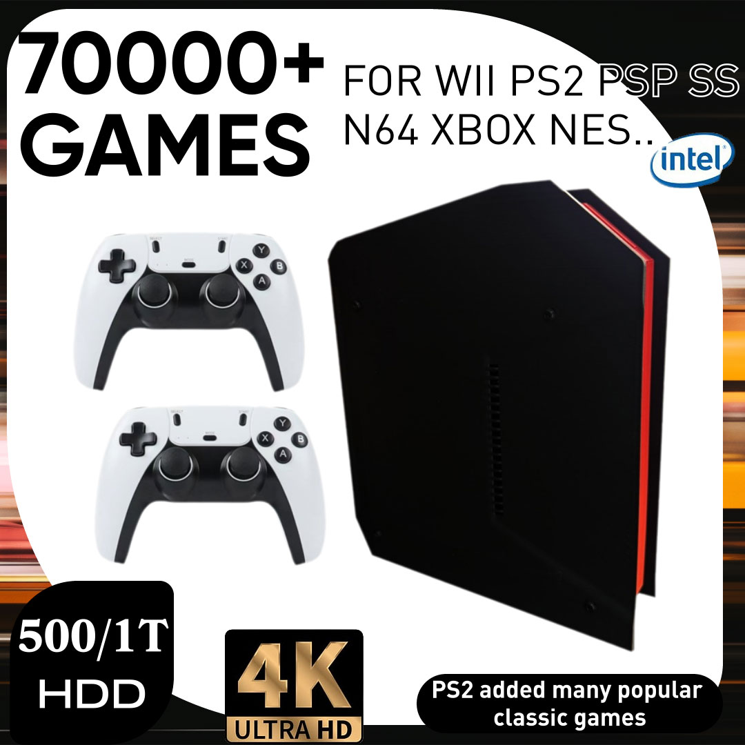 Gaming Console Cartoon - X4 Retro-Videospielkonsole mit 1TB Dual-System und