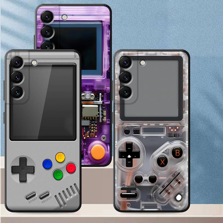 Gaming Console Free - Lila Gaming-Konsolen Handyhülle für Samsung Galaxy