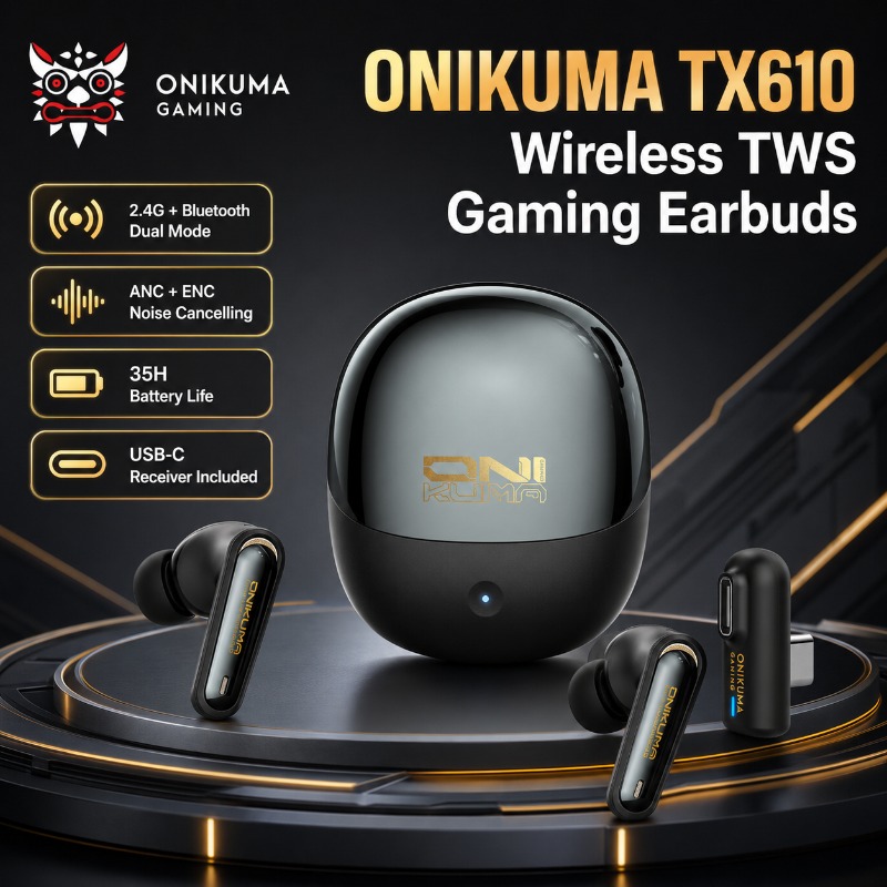 Gaming Console For Your Phone - ONIKUMA TX610 Kabellose Gaming-Ohrhörer Dual-Modus 2,4GHz