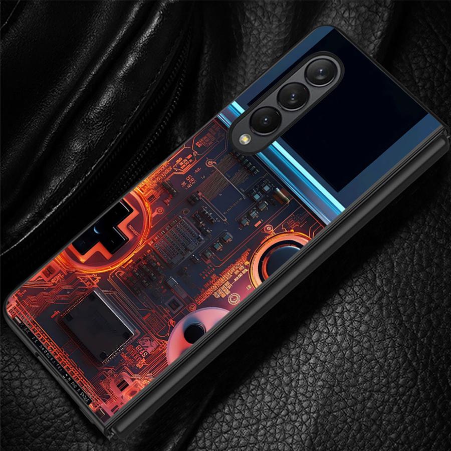 Gaming Console Logo - Coole Gaming-Konsolen-Hülle für Samsung Galaxy Z
