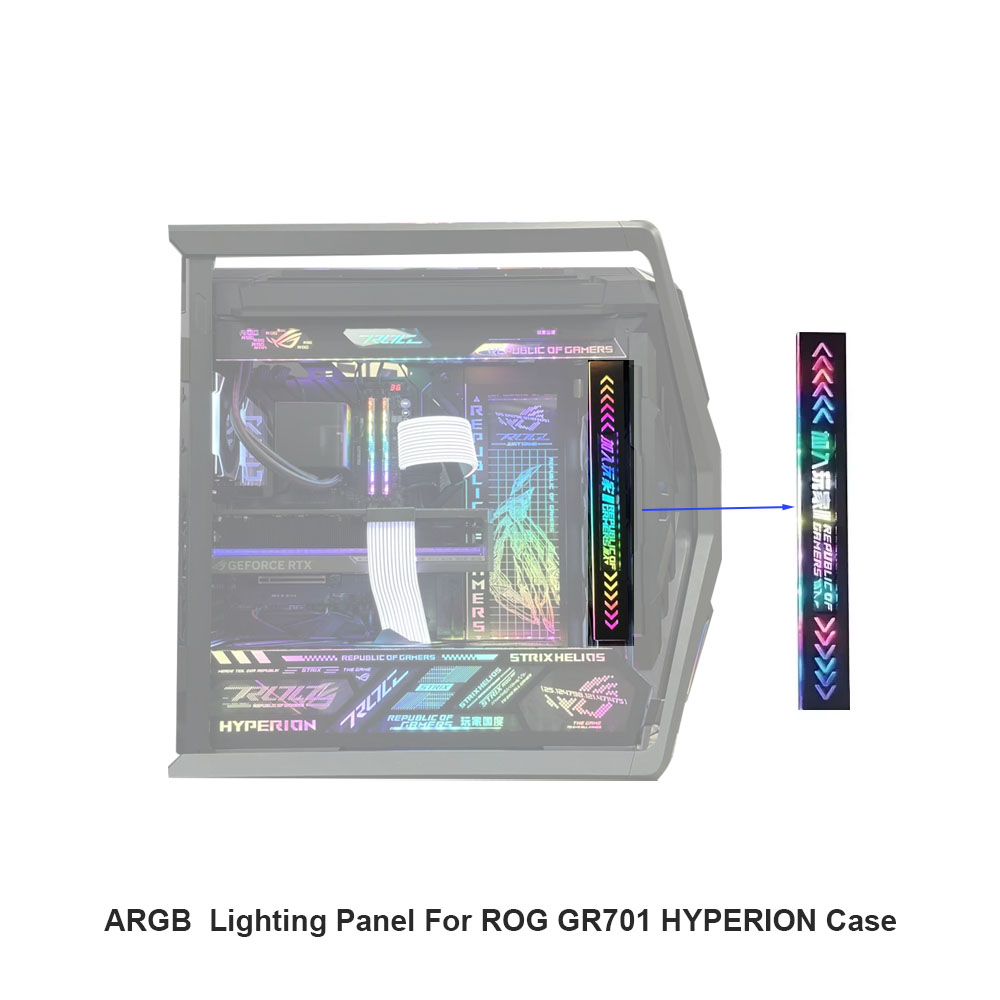 Gaming Console Tower - ARGB ROG GR701 HYPERION Gehäuse-Beleuchtungspanel, 5