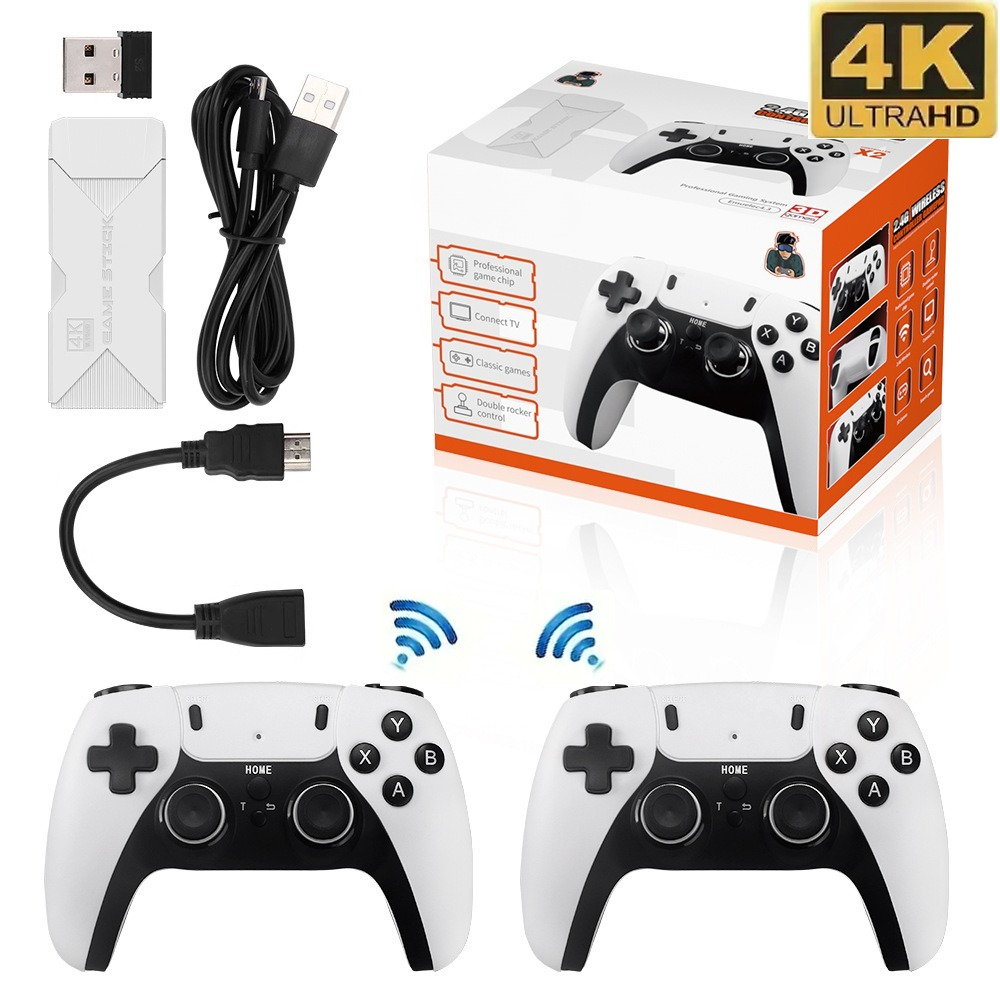 Gaming Console Definition - Konsole 4K High-Definition-TV Klassischer Emulator Videospiel-Stick