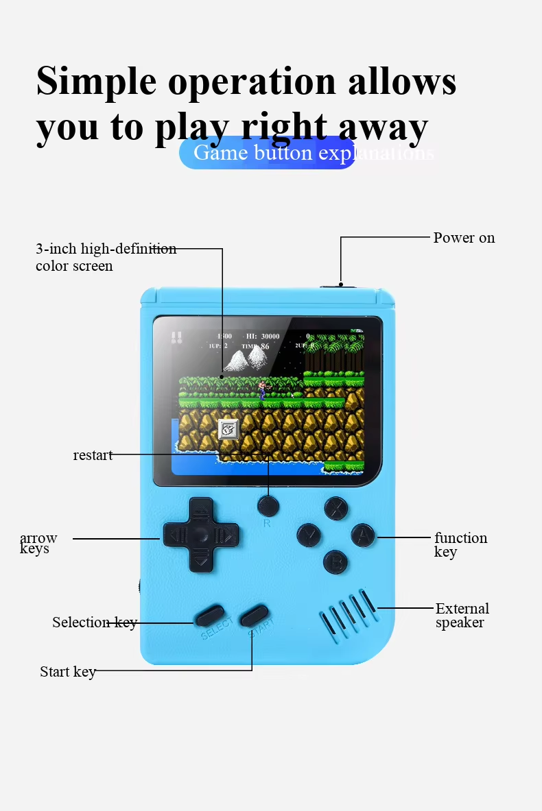 400-in-1-Mini-Spielekonsole, t – Gaming Console Sale Bewertung und Preis