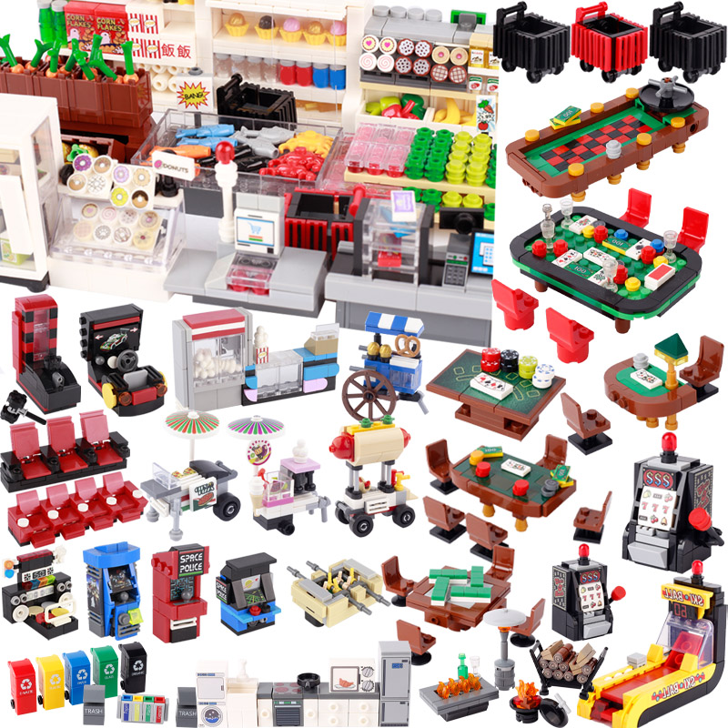 Stadt Street View Szene Bauste – Gaming Console Lego Bewertung und Preis