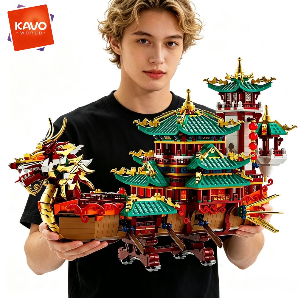 KAVOWORLD 2453-teiliger Drache – Gaming Console Lego Bewertung und Preis